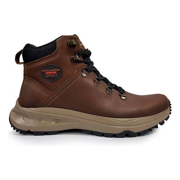 Bota Trekking Em Couro Coffe 150403-23 - Pegada