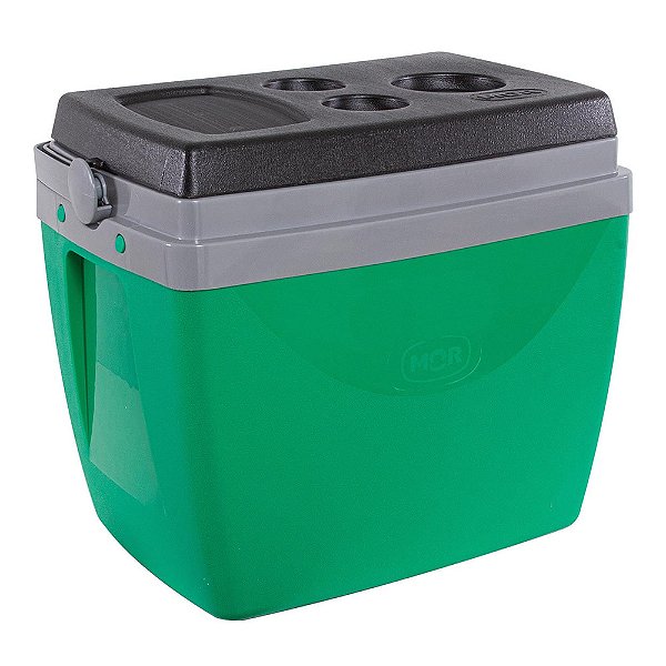 Caixa Térmica 34L Verde com Preto - Mor