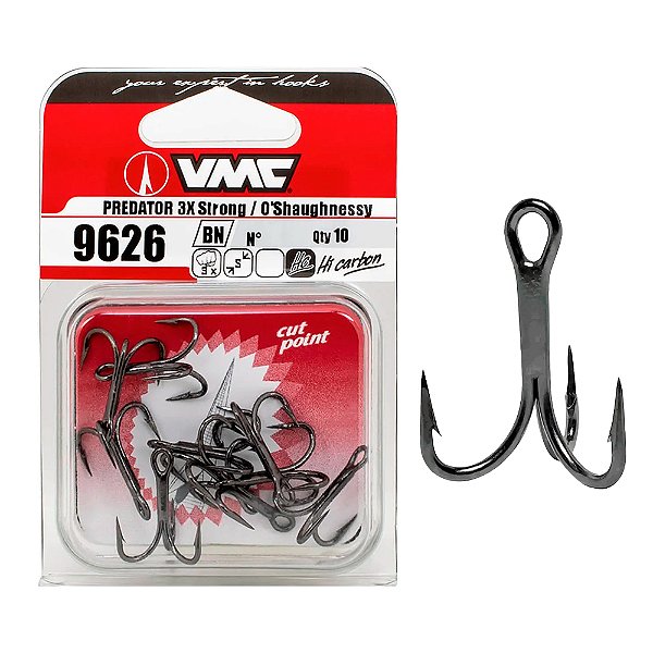 Garateia 9626 3xStrong XShort Black Nickel C/10 - Rapala