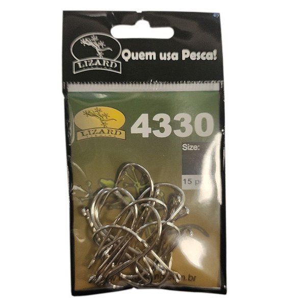 Anzol Aço Carbono 4330 CRT Nickelado - Lizard