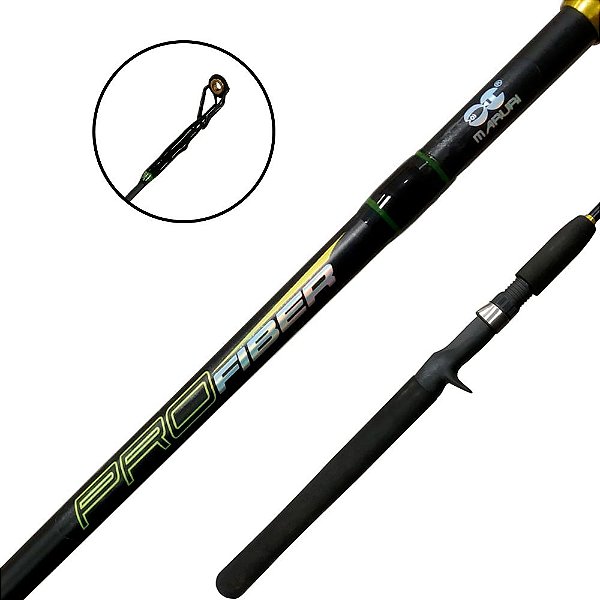 Vara Para Carretilha Pro Fiber 1,98m 6-17 Lbs PR-C662M 2 Partes - Maruri