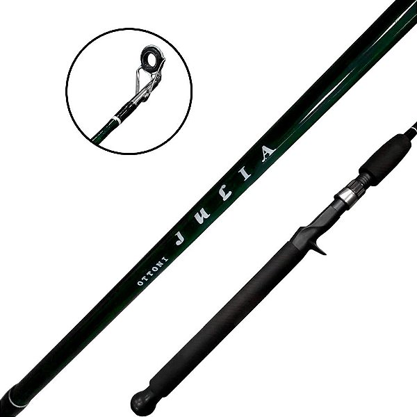 Vara Para Carretilha Julia 2,10m 40-80 Lbs JSL12210-2 2 Partes - Ottoni
