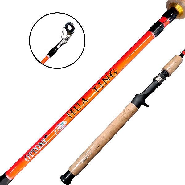 Vara Para Carretilha Hua Ting 1,80m 17-30 Lbs CAL9180-2 2 Partes - Ottoni