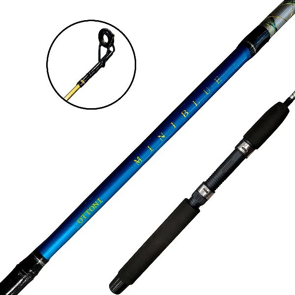 Vara Para Carretilha Miniblue 1,20m 10-25 Lbs SMB7120-2 2 Partes - Ottoni