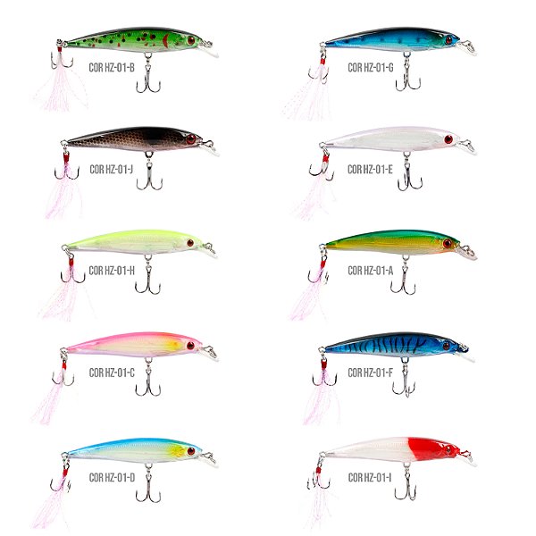 Isca Artificial Meia Água Minnow Floating - Deyu