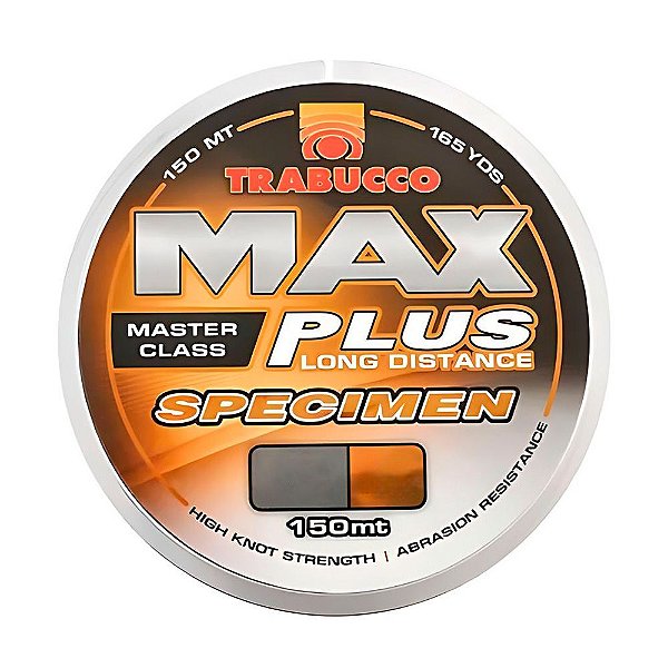 Linha Mono Specimen Max Plus Preta 150Mts - Trabucco
