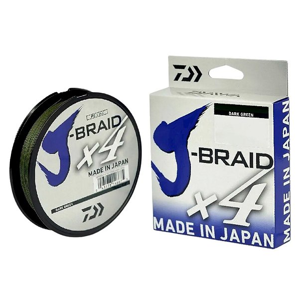 Linha J-Braid X4U 270m Verde - Daiwa