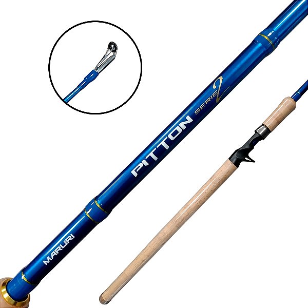 Vara Para Carretilha Pitton 2,40m 30-60 Lbs 2 Partes - Maruri