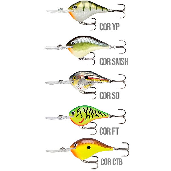 Isca Artificial DT-10 Dives-To 6cm 17g - Rapala