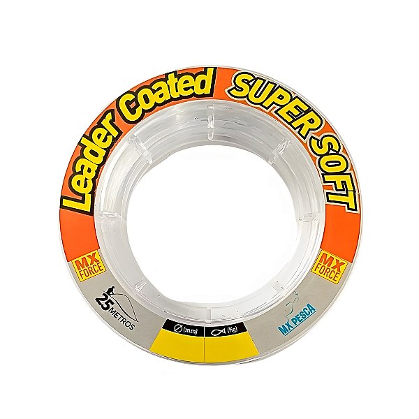Linha de Pesca Monofilamento Leader Coated Super Soft 25m - Mx Pesca