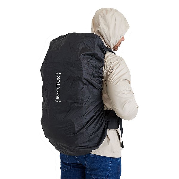 Capa de Chuva Para Mochila Impermeável Drypack 40L/60L - Invictus