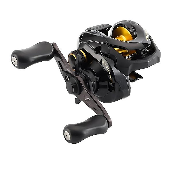 Carretilha Bass One XT Alumínio / Grafite 4 + 1 Rolamentos Shimano