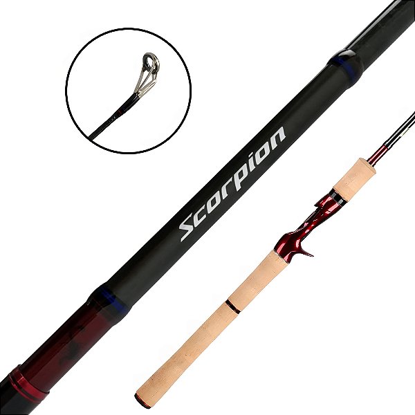 Vara para Carretilha Scorpion 1,77m 14-30 Lbs 5 Partes - Shimano
