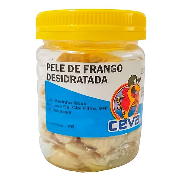 Isca Natural Pele de Frango Desidratada 120 gr - Ceva