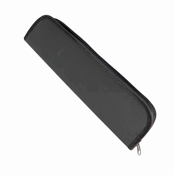 Capa Estojo Porta Faca Couro Sintético 40cm Preto - Dispropil