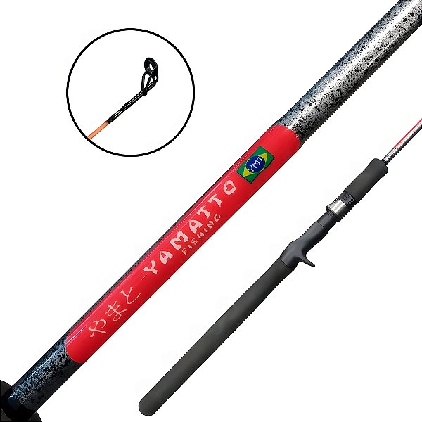 Vara de Pesca Para Carretilha Piapara Ponta em Gel 2 Partes - Yamatto