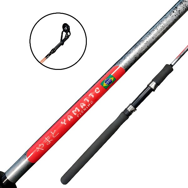 Vara de Pesca Para Molinete Piapara Ponta em Gel 2 Partes - Yamatto