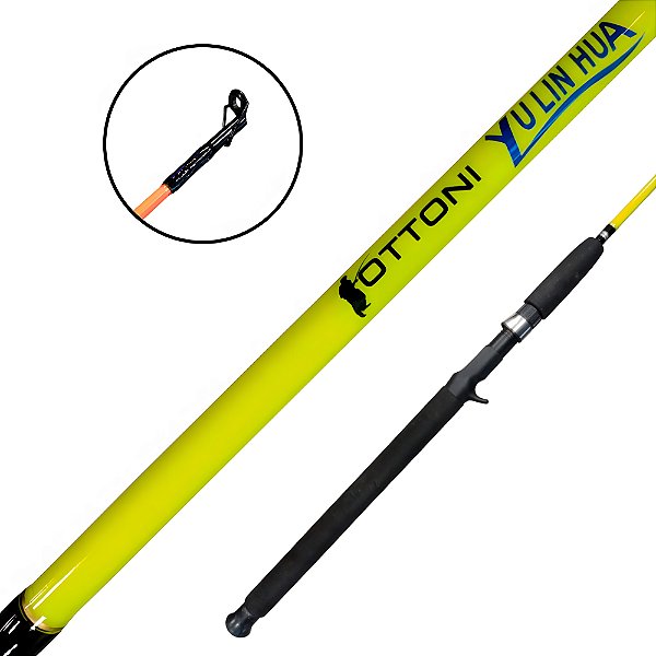 Vara Para Carretilha Yu Lin Hua 2,10m 20-50 Lbs 2 Partes - Ottoni