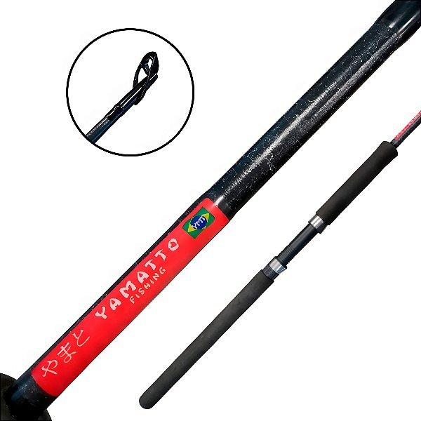 Vara Para Carretilha/Molinete HXX 1,85m 200 Lbs 2 Partes - Yamatto