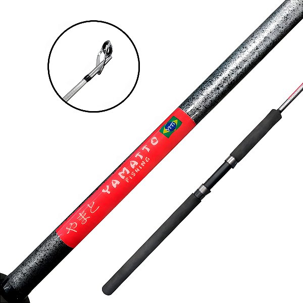 Vara Para Carretilha/Molinete HX 1,90m 80-120 Lbs 2 Partes - Yamatto