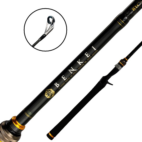 Vara Para Carretilha Benkei 1,83m 12-22 Lbs Inteiriça - Major Craft