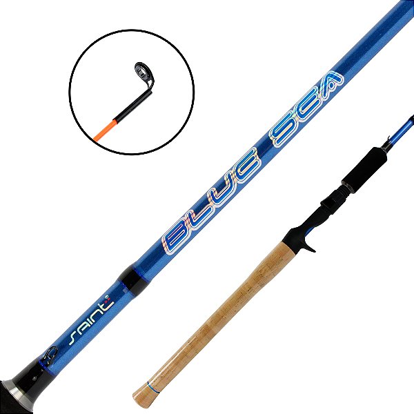 Vara Para Carretilha Blue Sea 2,10m 8-20 Lbs 2 Partes - Saint