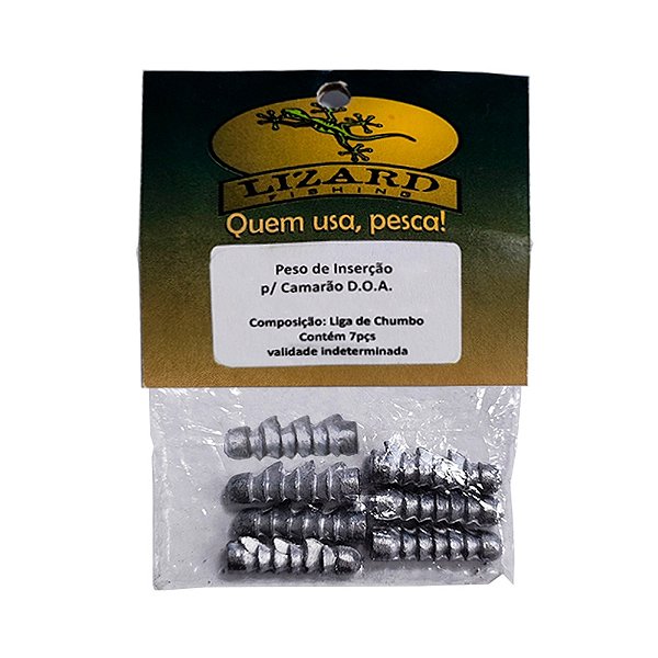 Peso de Inserção Para Camarão D.O.A - Lizard