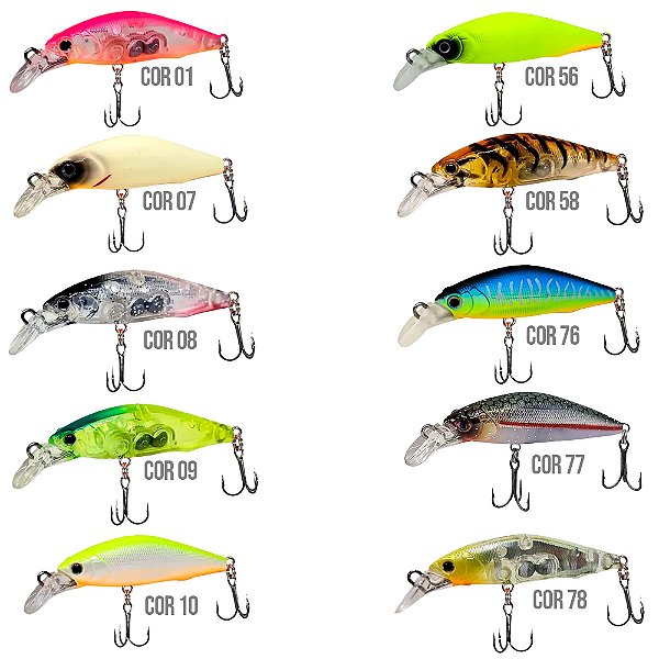 Isca Artificial Meia Àgua Trick Jr. 5cm 4,2g - Yara