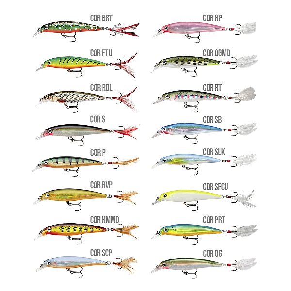 Isca Artificial Rapala XR X-RAP 8cm 7g Cor - Rapala