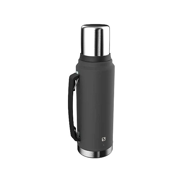 Garrafa Térmica Everest 1L Cinza - Soprano