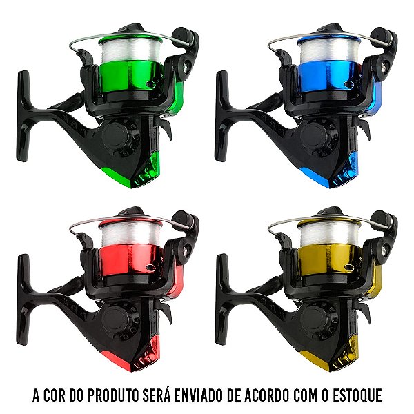 Molinete Fight 200 Sortido Com Linha - Deyu