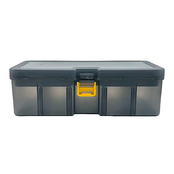 Estojo de Pesca com 2 Divisórias Com Repartiçoes Removivel cinza 21x11x6.5cm - Deyu