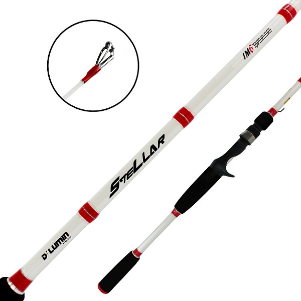 Vara Para Carretilha Stellar 1,98m 12-25 Lbs Inteiriça - Deyu