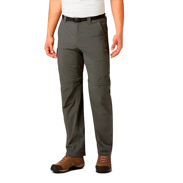Calça Para Pesca c/ Zíper  Silver Ridge Convertible Cinza - Columbia