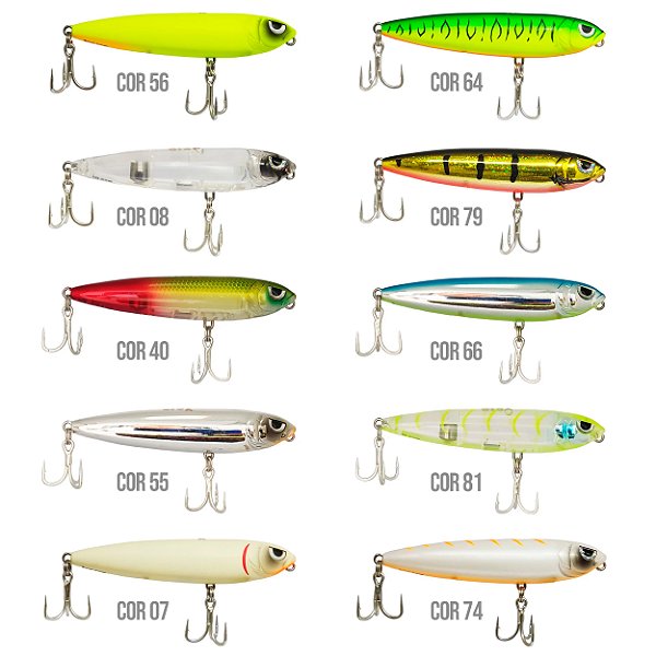 Isca Artificial Superfície Mad Dog 7,5cm - Yara