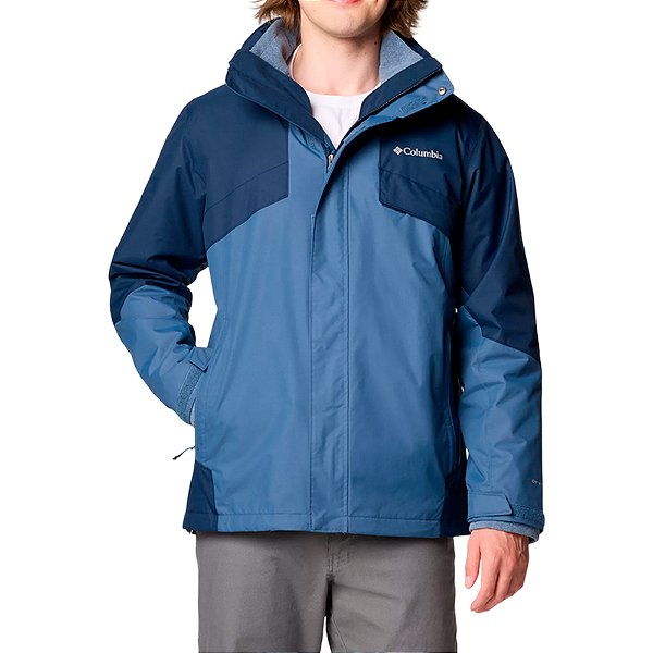 Jaqueta Masculina Bugaboo III Fleece Interchange Azul Dark Mountain - Columbia