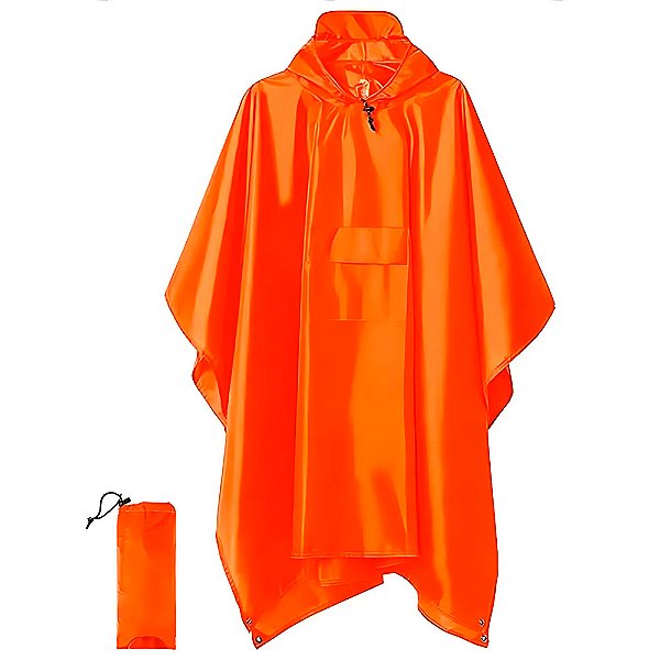 Poncho de Chuva Laranja Grande - Dispropil