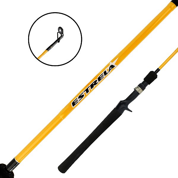 Vara para Carretilha Estrela 1,68m 10-20 Lbs Inteiriça - Marine