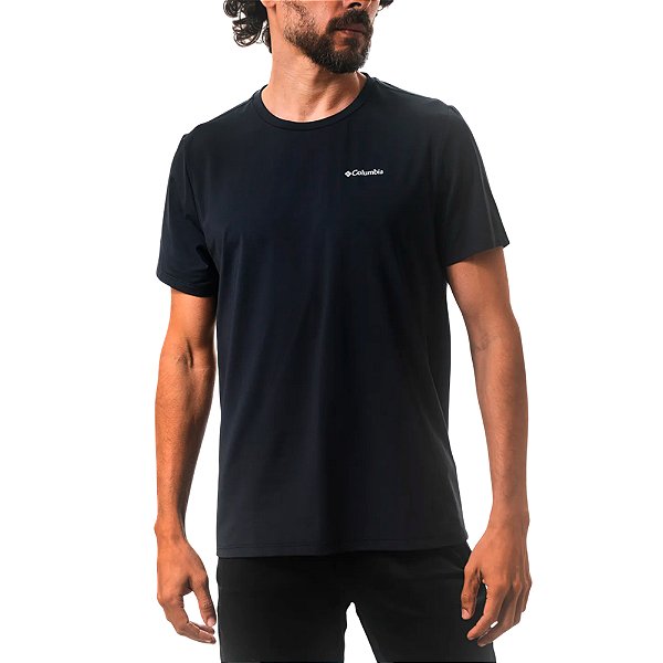 Camiseta Masculina Aurora II M/C Preta - Columbia