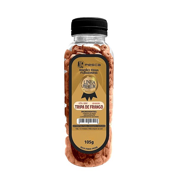 Isca para Pesca Ração Furadinha Premium 10mm - Jr Pesca