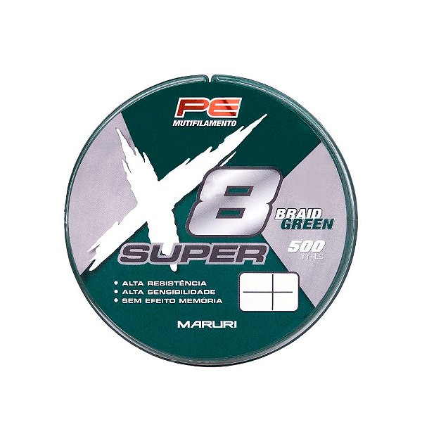 Linha de Pesca Multifilamento x8 Super 500m - Maruri