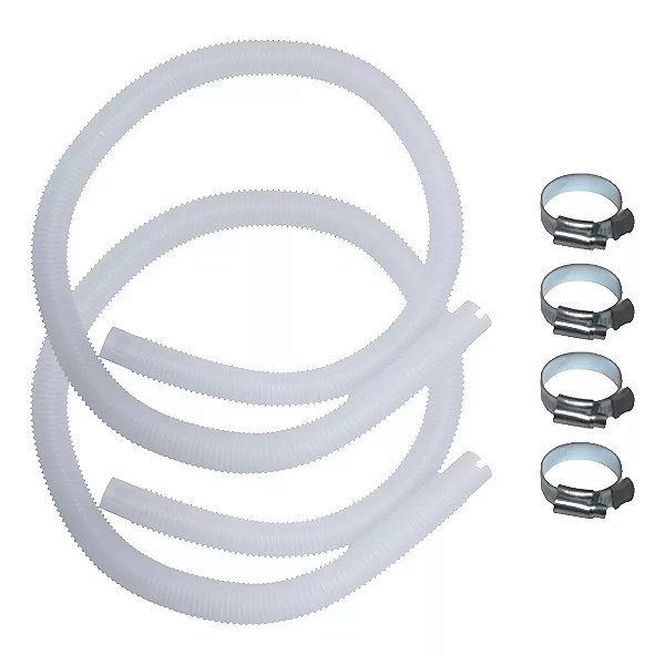 Kit Reposição de Filtro para Piscina Mangueira e Abraçadeira - Mor