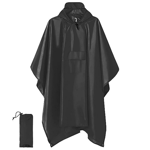 Poncho de Chuva Preto Tam. Grande - Dispropil