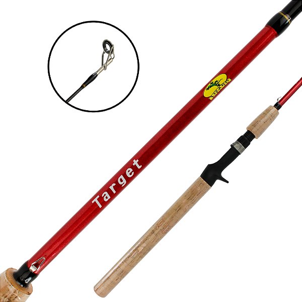 Vara Para Carretilha Target 2,10m 20-40 Lbs 2 Partes - Lizard