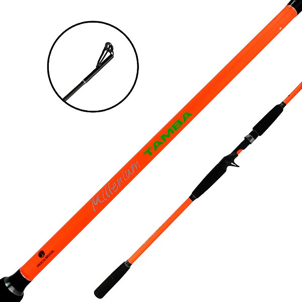 Vara de Pesca Para Carretilha Millenium Tamba 2 Partes - Pesca Brasil