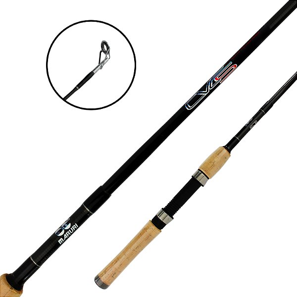 Vara Para Molinete CVC5 1,68m 8-17 Lbs 5 Partes - Maruri