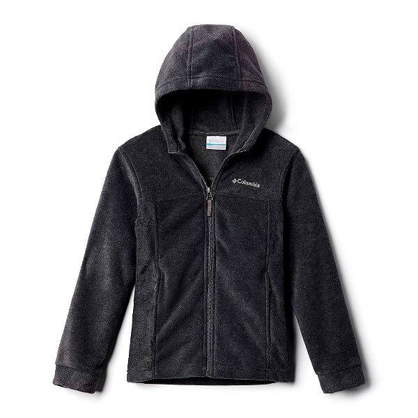 Jaqueta infantil Fleece Steens™ II Hoodie Charcoal Heather - Columbia