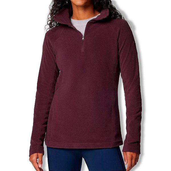 Blusão Feminino Fleece Glacial™ IV 1/2 Zíper Moonvista - Columbia