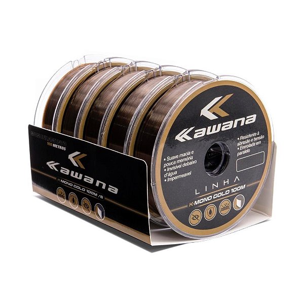 Linha Monofilamento Gold 500mts - Kawana
