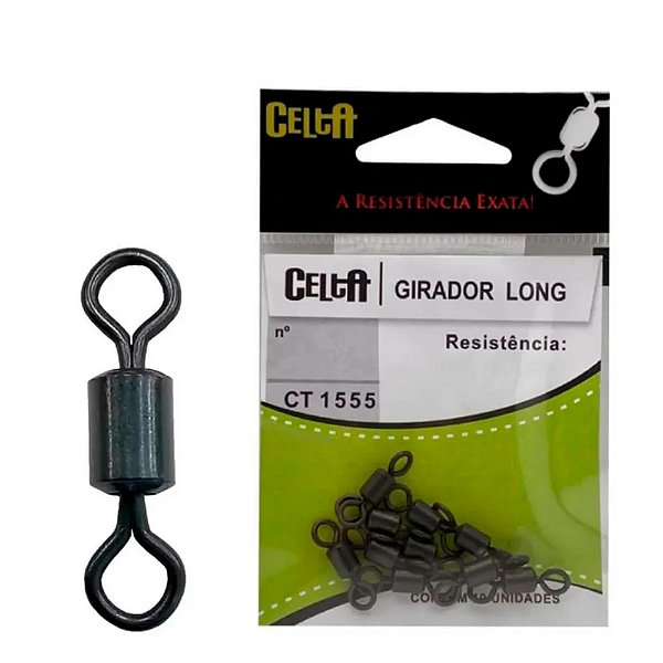 Girador Long Black Para Pesca - Celta